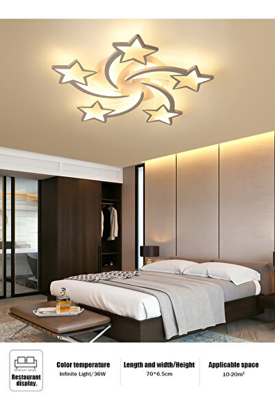 Generic 3/5/8/12/15 Star lamps - ceiling lights for living room - LED - modern bedroom ceiling lighting