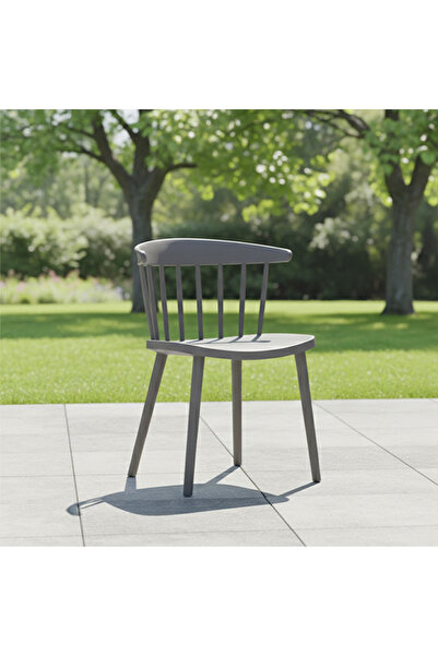 M D M W N كرسي بلاستيك متين للحديقة