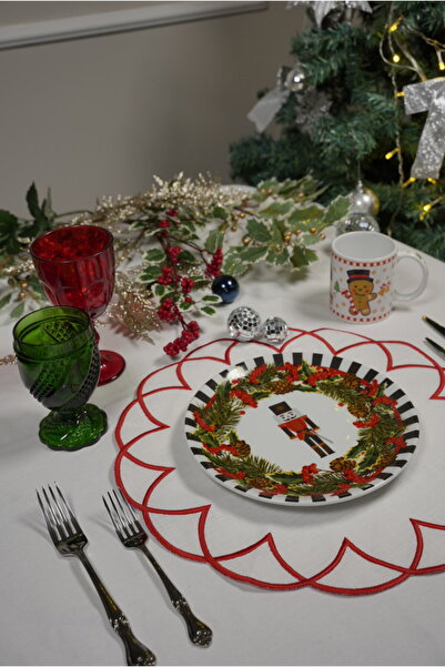 Vivas New Model Kursun Soldier (Nutcracker Plate Pattern) 23 cm Porcelain Plate