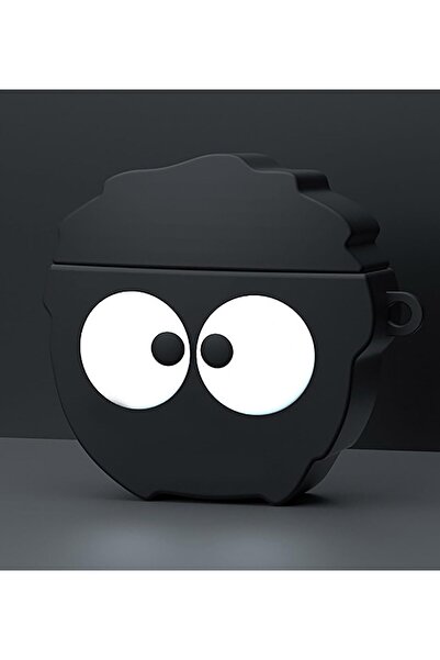 GIOPUEY Silicone Protective Case for Bose QuietComfort Earbuds II/Ultra (2023) - Cartoon Charcoal