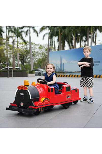 SMART CHILD New 12V Battery Children's Electric Ride-On Train Car with Remote Control, 540 Motor