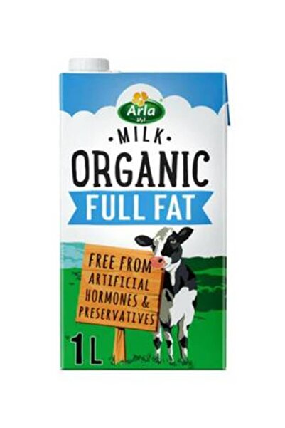 YABANEEZ حليب عضوي كامل الدسم (1 لتر) "أرلا" (كرتون من 12 عبوة)