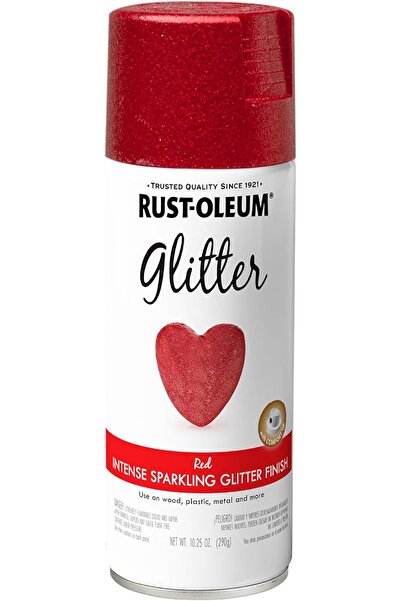 Generic Rust-Oleum 268045 Specialty Glitter Spray, 10.25 Ounce (Pack of 1), Red