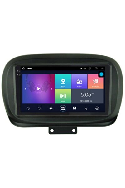 Piloton Dedicated Navigation for Fiat 500X (after 2014) - 2K, 4GB, 64GB, Octa-Core