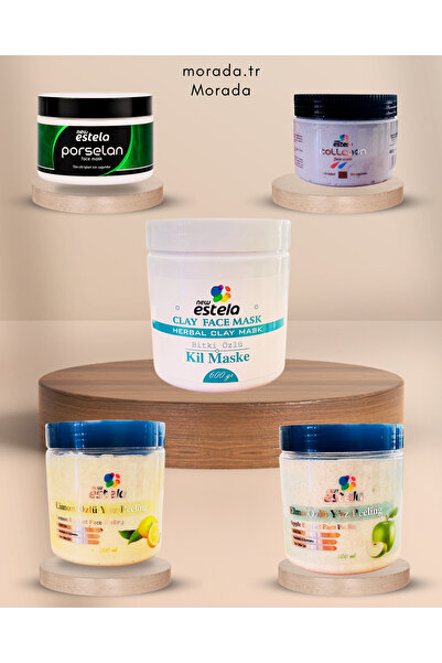 new estela PROFESYONEL MASKE SETİ 5Lİ