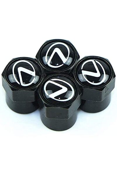 Generic طقم من 4 قطع من أغطية صمامات هواء إطارات عجلات السيارات المصنوعة من س...