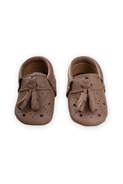 Cigit Leather baby shoes size 17-21 brown