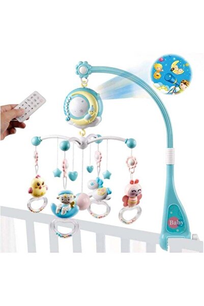 Arabest Baby Crib Mobile with Musical, Projector and Night Light,150 Music,Timing Function