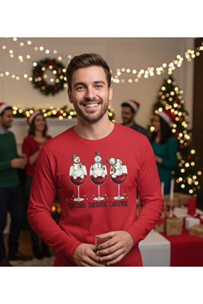 The Luma Atelier Christmas T-shirt - Drink, Drank, Drunk