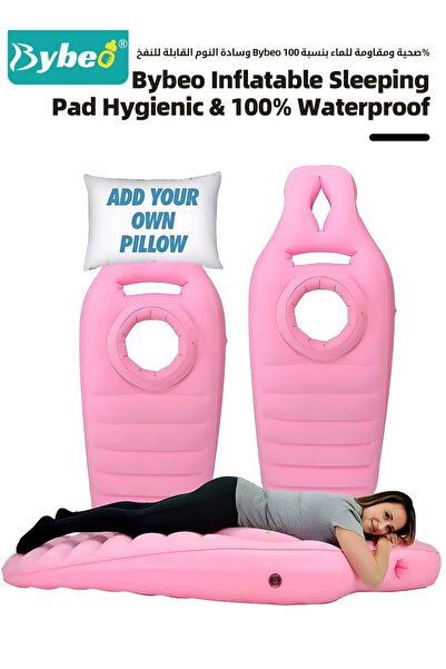 BYBEO Inflatable Pregnancy Pillow, Maternity Pillow, Pregnancy Pool Float, Full Body Maternity Airbed with