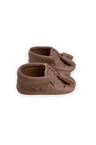 Cigit Leather baby shoes size 17-21 brown