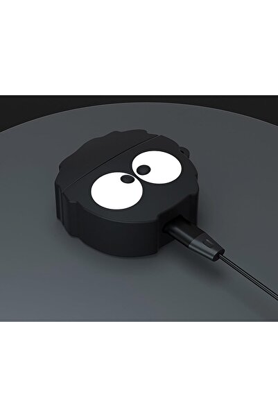 GIOPUEY Silicone Protective Case for Bose QuietComfort Earbuds II/Ultra (2023) - Cartoon Charcoal