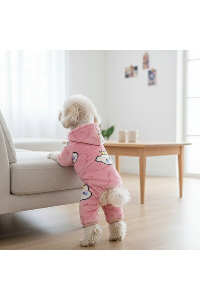 OEM Salopetă cocolino cu glugă, adorabilă, drăguță, pentru animale de companie mici și mijlocii, MDL-19B