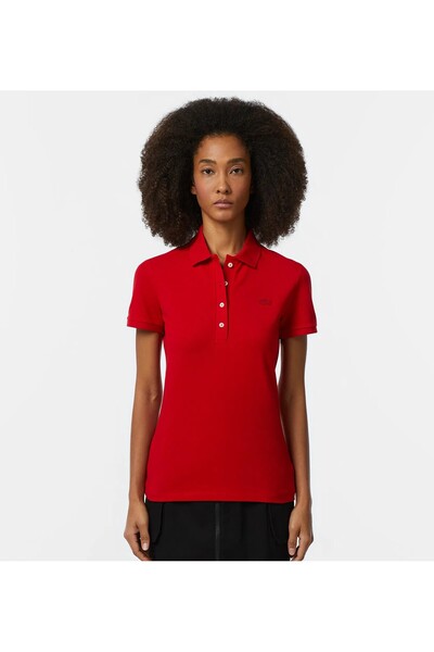 Lacoste Kadın Kırmızı Polo