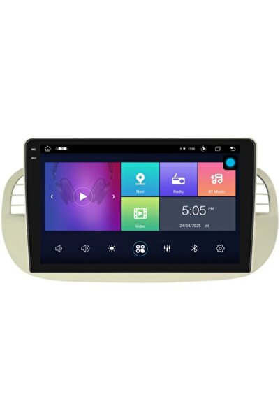 Piloton Navigație pentru Fiat 500 (2007-2015) - 2K QLED, 4GB RAM, 64GB, Octa-...