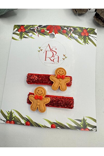 AsRa Accessories Kurabiye adam temalı klips toka