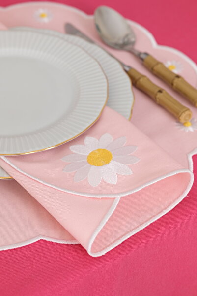 Leoinart مناديل دايزى الوردية