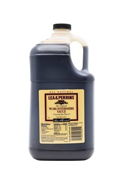 YABANEEZ صلصة ورشيسترشاير (3.7 لتر) "ليا وبيرينز" (كرتون من 4 عبوات)