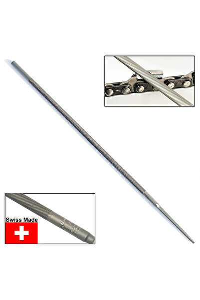 VALLORBE İsviçre Motorlu Testere Zincir Bileme Eğesi 5/32 4.0mm İnce Eğe Yüks...