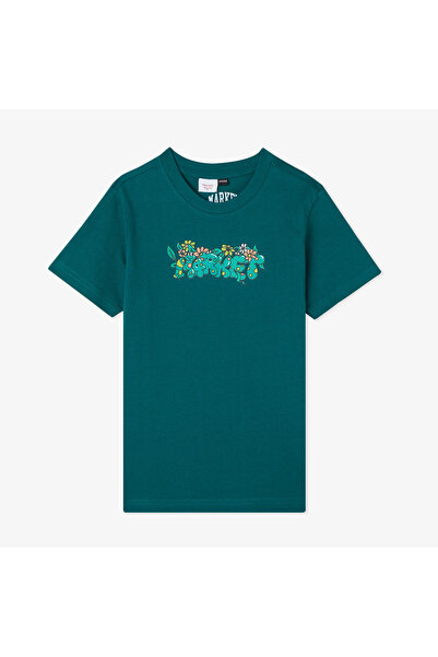 Market In the Garden Children's Green T-Shirt
