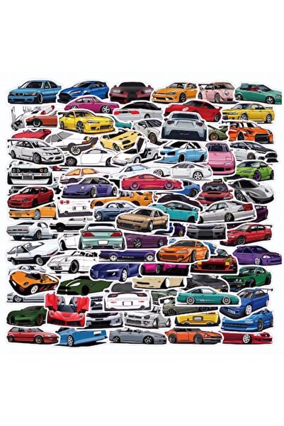 OEM Set de 30 de autocolante impermeabile - Mașini de curse