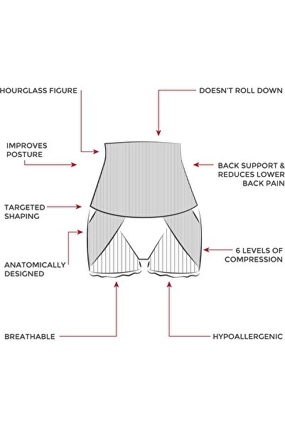 Sankom Patent Bamboo Brief - Grey High Waist Body Shaper (M)