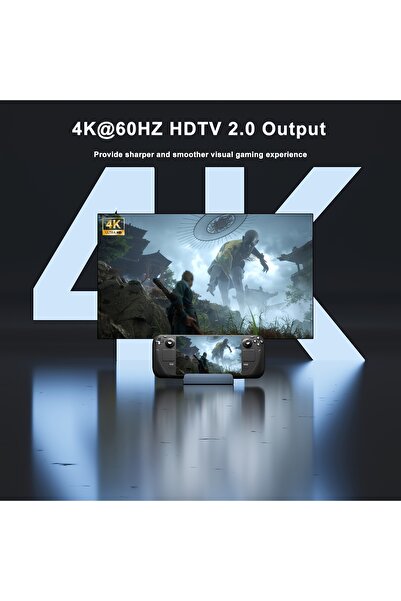 B NEW 6 in 1 Docking Station for Valve Steam Deck, 4K@60Hz HDMI 2.0, USB-C PD 100W, RJ45 1000M, USB 3.0 x3