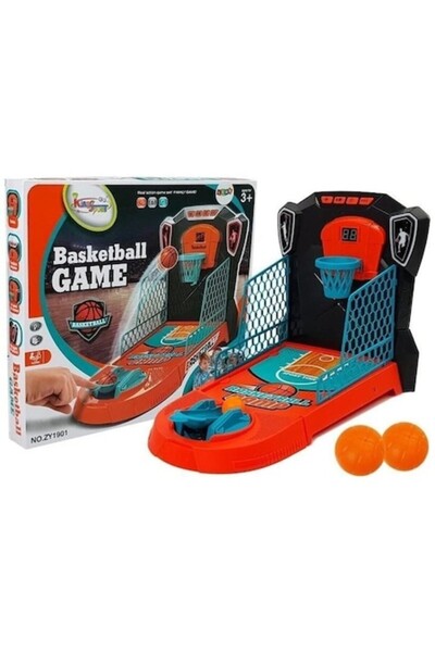 Toy Interactive basketball game for children with launcher and shooting panel