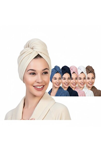 arashomecollection 100% Cotton Hair Cap - Beach Pool Sea Compatible Quick Drying Head Towel
