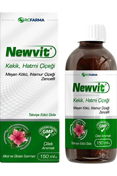 Newvit Thyme. Marshmallow Flower Syrup 150 ml