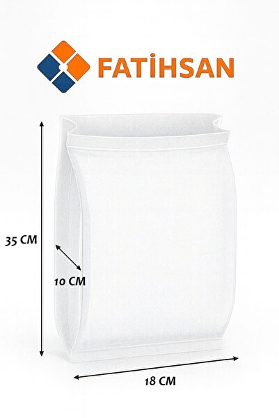 FATİHSAN 18x10x35 OPP Yan Körüklü Şeffaf Paketleme Poşeti 50 Adet