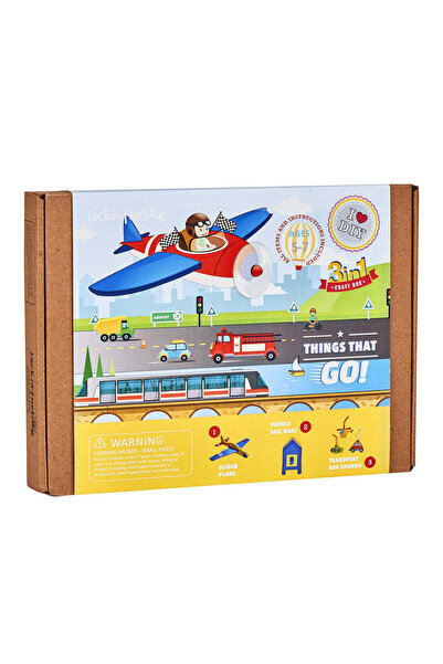 jack in the box Kit creativ 3 în 1 (diverse vehicule)