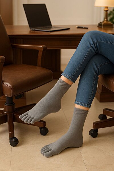 BY BNN Bamboo Washable 6-Pack Toe Socks (Helps Prevent Fungal Formation)