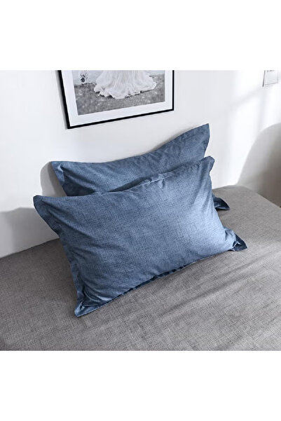 sharpdo 4-Piece Queen Size Luxurious Comforter Set Microfiber Blue 220x240cm