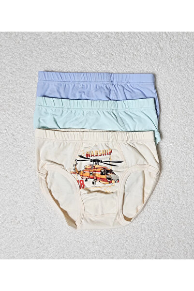 1way طقم ملابس داخليه قطن للاولاد 3حبات