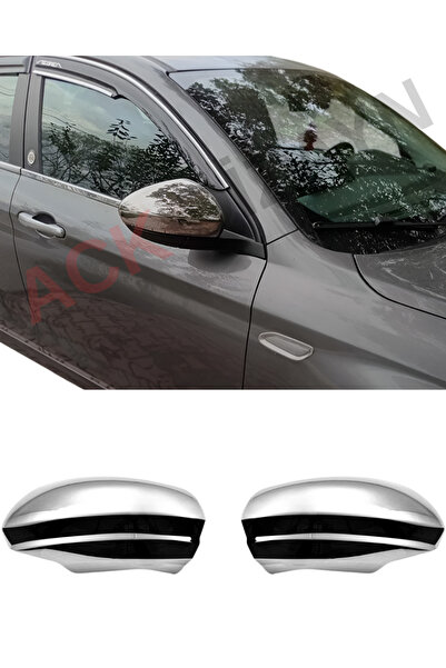 ACK Dizayn FİAT EGEA SD/HB/CROSS ARACA ÖZEL KROM AYNA KAPAĞI ABS A+ PASLANMAZ