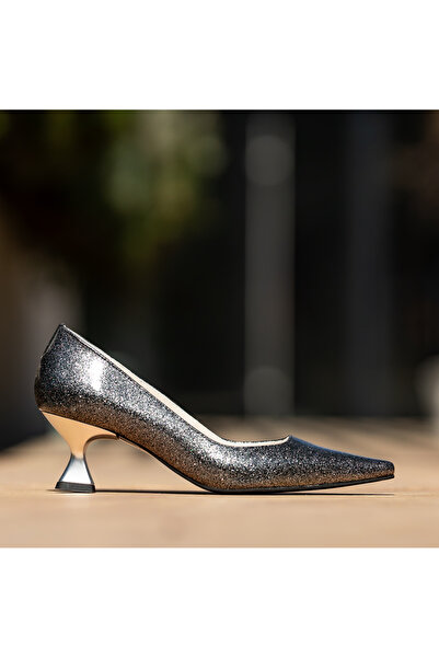 CONDUR by alexandru Women's Shoes Hourglass Heel Roanna Argento - 37