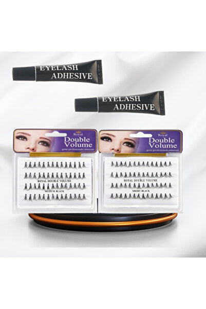 Royal Premium Double Volume Tufted Eyelashes Pack – Short & Medium