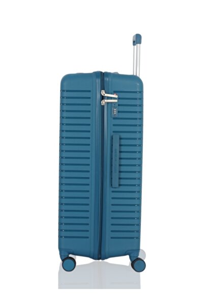 AVIATOR 3-piece shatterproof polypropylene travel bag set with double wheels - 1-year warranty covering breakage