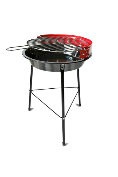 Algon Gratar fix cu 3 picioarepe carbuni, grill reglabil si protectie anti va...