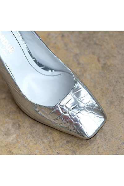 CONDUR by alexandru Women's Shoes with Thick Heels Alima Print Argento - 35