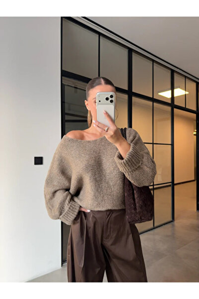 My Blog Mink Boat Neck - 4338