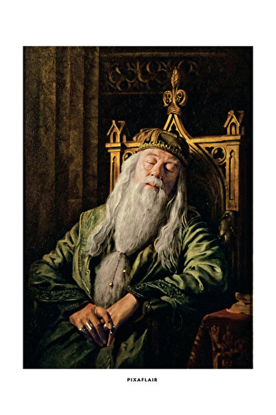 Pixaflair - Harry Potter - Albus Dumbledore Portrait - Çerçevesiz Poster