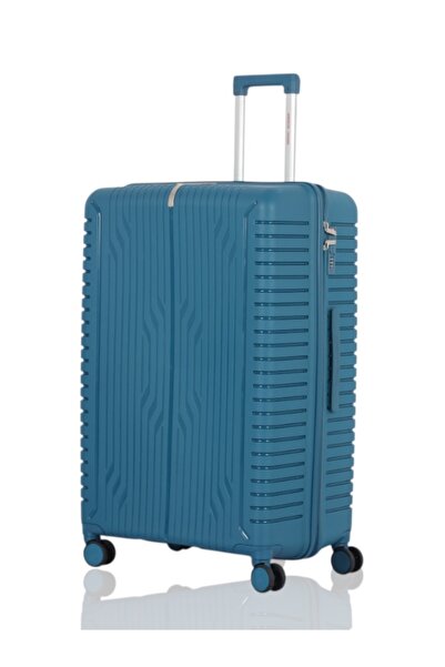 AVIATOR 3-piece shatterproof polypropylene travel bag set with double wheels - 1-year warranty covering breakage