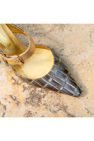 CONDUR by alexandru Women's Shoes Hourglass Heel Namira Sand - 37