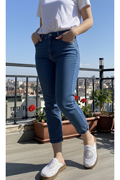 Hızlı Al Orthopedic Sole Closed Lace-Embroidered Mesh 4 Season Home and Outdoor Slippers