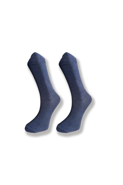 Silk Step 7-Pack, Plain (No Pattern) 3 Pairs Black, 2 Pairs Anthracite, 2 Pairs Indigo Color, Men's Socks
