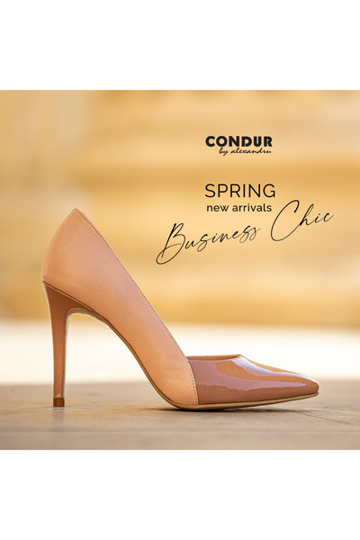 CONDUR by alexandru Aime Kiko Nude Stiletto Shoes - 35