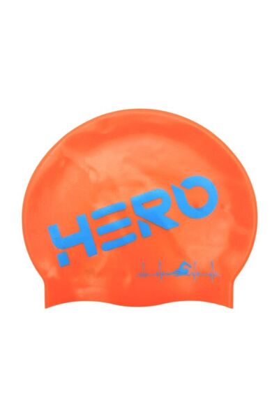 Hero Casca inot silicon Hero, (Heart Rate logo mic), Portocaliu