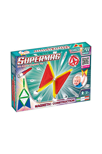 Supermag Tags Primary - Construction Set 28 Pieces
